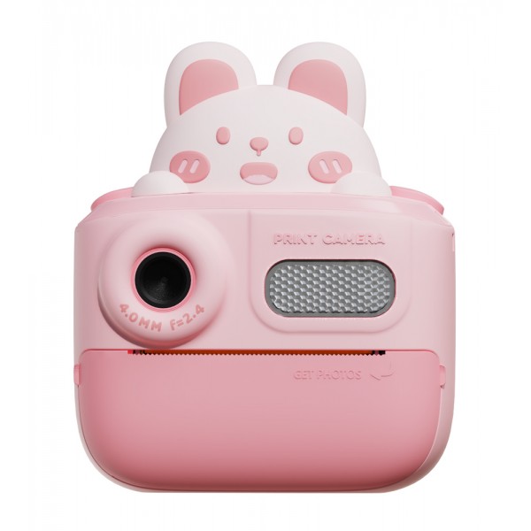 WOWKIDS παιδική φωτογραφική μηχανή K64 με εκτυπωτή, 26MP, 2", ροζ Εκπαιδευτικά Παιχνίδια