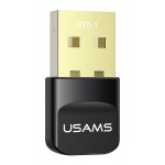 USAMS USB αντάπτορας Bluetooth 5.1 ZB321, μαύρος Κάρτες Δικτύου - USB Dongles