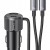 USAMS φορτιστής αυτοκινήτου CC287 με 2 σε 1 καλώδιο, USB/USB-C θύρες, 66W, μαύρος