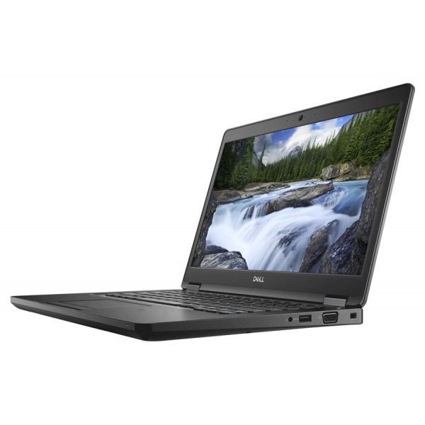 DELL Laptop Latitude 5490, Refurbished Grade B, i5-8350U, 8/256GB M.2, 14", Cam, UHD Graphics 620, FreeDOS Refurbished Laptops