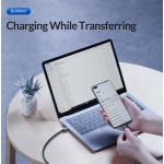 ORICO καλώδιο USB-C GQA60, 60W, 480Mbps, 1m, μαύρο USB-C (Type-C)