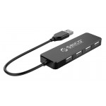 ORICO USB hub FL01, 4x θυρών, USB 2.0, 480Mbps, USB σύνδεση, μαύρο USB Hubs - Card Readers