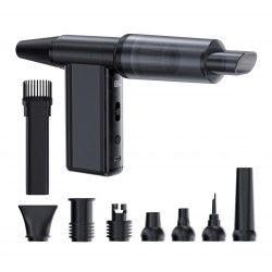 KINZIR 2 σε 1 σκουπάκι χειρός & air duster AD51, 180W, 4000mAh, μαύρο Μηχανήματα - Πολύμετρα