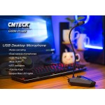 CMTECK επιτραπέζιο μικρόφωνο G006Plus με εύκαμπτο βραχίονα, omnidirectional, USB, μαύρο Μικρόφωνα