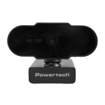 POWERTECH web camera PT-1426, 0.9MP, 720p HD, fixed εστίαση, 1.5m, μαύρη Web Κάμερες