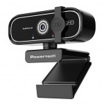 POWERTECH web camera PT-1427, 5MP, 2K QHD, αυτόματη εστίαση, 1.5m, μαύρη Web Κάμερες