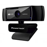POWERTECH web camera PT-1428, 5MP, 2K QHD, αυτόματη εστίαση, 1.5m, μαύρη Web Κάμερες