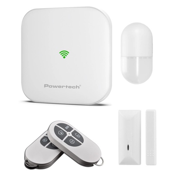 POWERTECH ασύρματο σύστημα συναγερμού PT-1418, WiFi, 4G Κεντρικοί Πίνακες