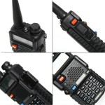BAOFENG ασύρματος πομποδέκτης UV-5R, VHF/UHF, 5W, μαύρος Ενδοεπικοινωνία