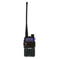 BAOFENG ασύρματος πομποδέκτης UV-5R, VHF/UHF, 5W, μαύρος Ενδοεπικοινωνία
