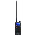 BAOFENG ασύρματος πομποδέκτης UV-5RH, VHF/UHF, 10W, μαύρος Ενδοεπικοινωνία