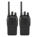 BAOFENG σετ ασύρματοι πομποδέκτες BF-88E, PMR, 0.5W, μαύρο, 2τμχ Ενδοεπικοινωνία