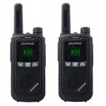 BAOFENG σετ ασύρματοι πομποδέκτες BF-T17, PMR, 0.5W, μαύρο, 2τμχ Ενδοεπικοινωνία