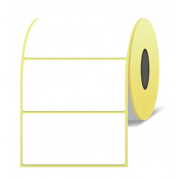 BURN OUT ρολό θερμικών αυτοκόλλητων ετικετών BO-43, 70x40mm, 700 ετικέτες, λευκό Χαρτί Εκτύπωσης