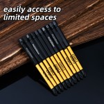 DELI σετ μύτες κατσαβιδιού DL251100 για δραπανοκατσάβιδο, σταυρωτές, PH2x100mm, 10τμχ Κατσαβίδια