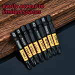 DELI σετ μύτες κατσαβιδιού DL501003Z για δραπανοκατσάβιδο, σταυρωτές, PH3x50mm, 10τμχ Κατσαβίδια