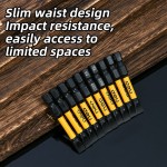 DELI σετ μύτες κατσαβιδιού DL501005Z για δραπανοκατσάβιδο, ίσιες, SL6x50mm, 10τμχ Κατσαβίδια