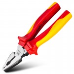 DELI πένσα ηλεκτρολόγου DL512006 με αντιολισθητικές λαβές, VDE 1000V, 160mm Πένσες