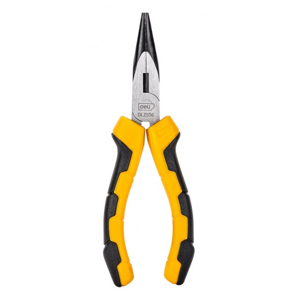 DELI μυτοτσίμπιδο ίσιο DL2106 με αντιολισθητικές λαβές, 160mm Πένσες
