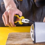 DELI μυτοτσίμπιδο ίσιο DL2106 με αντιολισθητικές λαβές, 160mm Πένσες