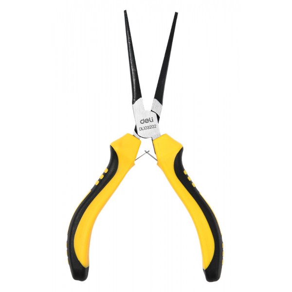 DELI μυτοτσίμπιδο ίσιο DL103202 με αντιολισθητικές λαβές, 150mm Πένσες