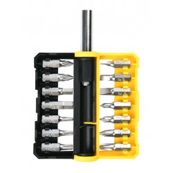 DELI σετ μύτες κατσαβιδιού DL251201 με αντάπτορα, μαγνητικές, 15τμχ Κατσαβίδια