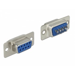 DELOCK Connector Σειριακής θύρας Sub-D9 με ακίδες, female Σειριακά - Παράλληλα
