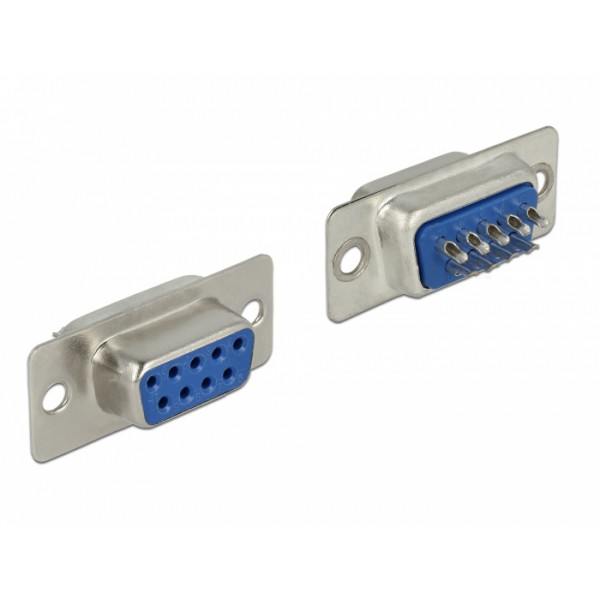 DELOCK Connector Σειριακής θύρας Sub-D9 με ακίδες, female Σειριακά - Παράλληλα