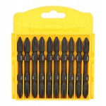 DELI σετ μύτες κατσαβιδιού DL252202 για δραπανοκατσάβιδο, διπλή κεφαλή, σταυρωτές, PH2x65mm, 10τμχ Κατσαβίδια