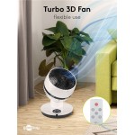 GOOBAY ανεμιστήρας δαπέδου 59515 με χειριστήριο, 23cm, 70W, λευκός Ανεμιστήρες