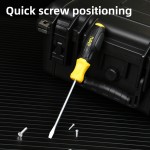 DELI κατσαβίδι ίσιο DL6331501N με αντιολισθητική λαβή, μαγνητικό, 3x150mm Κατσαβίδια