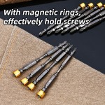 DELI σετ μύτες κατσαβιδιού DL255100 για δραπανοκατσάβιδο, διπλή κεφαλή, PH2x100mm, με μαγνητικό ring, 10τμχ Κατσαβίδια