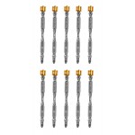 DELI σετ μύτες κατσαβιδιού DL255100 για δραπανοκατσάβιδο, διπλή κεφαλή, PH2x100mm, με μαγνητικό ring, 10τμχ Κατσαβίδια