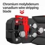 DELI αυτόματος απογυμνωτής καλωδίων DL2017, 0.2-6mm², 200mm Πένσες