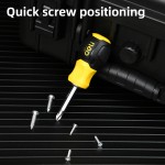 DELI κατσαβίδι DL632101 με διπλή κεφαλή, μαγνητικό, 6mm/PH2x38mm Κατσαβίδια