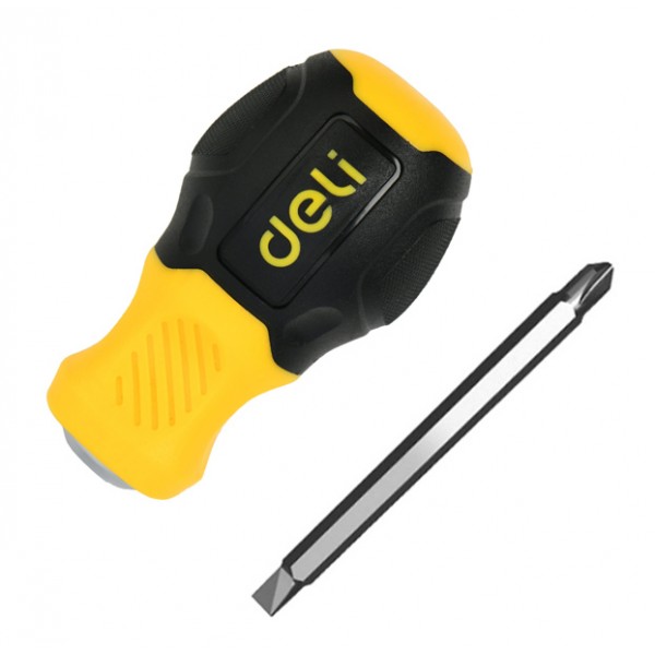 DELI κατσαβίδι DL632101 με διπλή κεφαλή, μαγνητικό, 6mm/PH2x38mm Κατσαβίδια