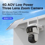 VSTARCAM smart ηλιακή κάμερα BG621TR, triple lens, 3MP, 4G, SD, PTZ, IP66 Smart Κάμερες