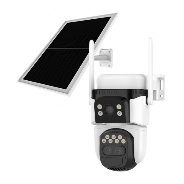 VSTARCAM smart ηλιακή κάμερα BG621TR, triple lens, 3MP, 4G, SD, PTZ, IP66 Smart Κάμερες