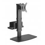 POWERTECH βάση γραφείου οθόνης PT-1449 με βάση mini PC, 17-32", έως 8kg Βάσεις TV - Projectors - PC