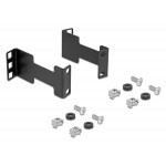 DELOCK αντάπτορας επέκτασης βάθους για rack 67272, έως 10cm, 1U, μαύρο Καμπίνες - Rack