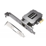 POWERTECH κάρτα επέκτασης δικτύου PCIe σε RJ45 PT-1453, 1000Mbps Κάρτες Δικτύου - USB Dongles
