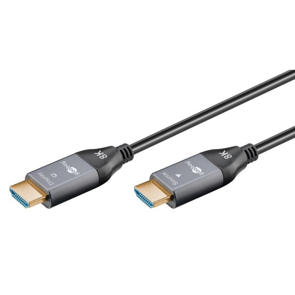 GOOBAY καλώδιο HDMI 2.1 76274 με Ethernet, 8K/60Hz, 48 Gbps, 10m, μαύρο Εικόνα