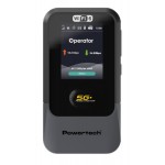 POWERTECH 5G mobile router PT-1512, WiFi 6, AX900 dual band, 4000mAh Modem - Router