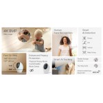 TP-LINK smart camera Tapo C260, 4K, WiFi, two-way audio, Pan/Tilt , Ver. 1.0 Smart Κάμερες