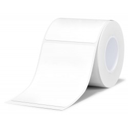 NIIMBOT ρολό θερμικών αυτοκόλλητων ετικετών T40X60-125-WH, 40x60mm, 125 ετικέτες, λευκό Χαρτί Εκτύπωσης