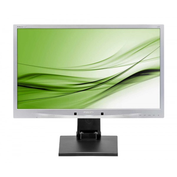 PHILIPS used οθόνη 241B4 LED, 24" 1920x1080 VGA/DVI/DisplayPort, με universal stand, Grade B Used Οθόνες PC