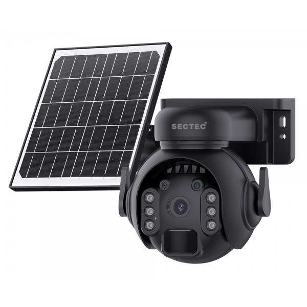 SECTEC smart ηλιακή κάμερα ST-515C-3M-5W-BK, 3MP, WiFi, SD, PTZ, IP65 Smart Κάμερες SECTEC smart ηλιακή κάμερα ST-515C-3M-5W-BK, 3MP, WiFi, SD, PTZ, IP65 Smart Κάμερες