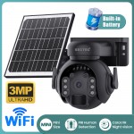SECTEC smart ηλιακή κάμερα ST-515C-3M-5W-BK, 3MP, WiFi, SD, PTZ, IP65 Smart Κάμερες SECTEC smart ηλιακή κάμερα ST-515C-3M-5W-BK, 3MP, WiFi, SD, PTZ, IP65 Smart Κάμερες