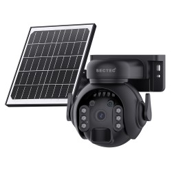 SECTEC smart ηλιακή κάμερα ST-515C-3M-4G-BK, 3MP, 4G, SD, PTZ, IP65 Smart Κάμερες