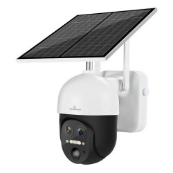POWERTECH smart ηλιακή κάμερα PT-1497, dual lens, 3MP, 4G, PTZ, SD, IP65 Smart Κάμερες